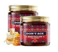 Don't Age Mexican Beef Tallow Resveratrol, Don't Age Mexican Beef Tallow Resveratrol Honey Soothing Cream, Crema Viso Nutriente al Miele Biologico Idratante, Per Rassodare e Rassodare (2Pcs)