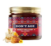 Don't Age Mexican Beef Tallow Resveratrol, Don't Age Mexican Beef Tallow Resveratrol Honey Soothing Cream, Crema Viso Nutriente al Miele Biologico Idratante, Per Rassodare e Rassodare (1Pcs)