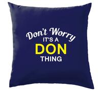 Don'T Ansia It's A Don Cosa Cuscino Cognome Personalizzato Nome Famiglia Cover
