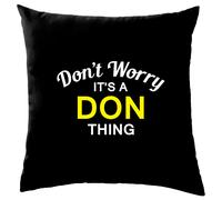 Don'T Ansia It's A Don Cosa Cuscino Cognome Personalizzato Nome Famiglia Cover