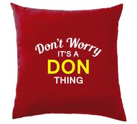 Don'T Ansia It's A Don Cosa Cuscino Cognome Personalizzato Nome Famiglia Cover