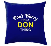 Don'T Ansia It's A Don Cosa Cuscino Cognome Personalizzato Nome Famiglia Cover
