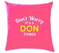 Don'T Ansia It's A Don Cosa Cuscino Cognome Personalizzato Nome Famiglia Cover