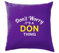 Don'T Ansia It's A Don Cosa Cuscino Cognome Personalizzato Nome Famiglia Cover
