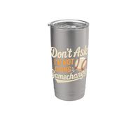 Don't Ask I'm Not Doing Gamechanger Baseball Puns - Bicchiere termico in acciaio inox doppia parete