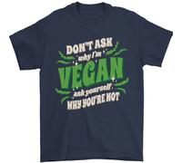 Don'T Ask Why IN per Vegani Uomo T-Shirt 100% Cotone