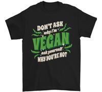 Don'T Ask Why IN per Vegani Uomo T-Shirt 100% Cotone