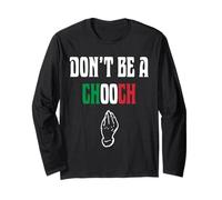 Don't Be A Chooch Italian Slang Divertente Detto Gesto Della Mano Maglia a Manica