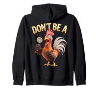 Don't Be A Funny Gallo Lollipop Sarcastico Umorismo Felpa con Cappuccio