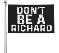 Dont Be A Richard Bandieradacortile Bandiera Verticale Con 2 Occhielli Bandiere Giardino Robuste Per Attività Fattoria Interni 3X5 Ft