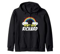 Don't Be A Richard Rainbow Funny Citazione Meme Gag Joke Felpa con Cappuccio
