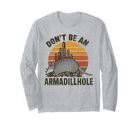Don't Be An Armadillhole Funny Armadillo Citazione Western Retro Maglia a Manica