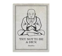 Dont Be That Person Humorous Quote Poster Funny Wall-Art for Room Office Dorm Apartment Decor(Framed,16x24inch(40x60cm))