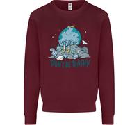 Don'T Be Trashy Climate Change Ambiente Bambini Felpa Maglione