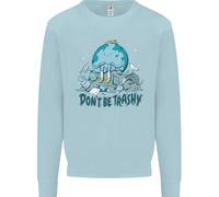 Don'T Be Trashy Climate Change Ambiente Uomo Felpa Maglione
