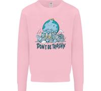 Don'T Be Trashy Climate Change Ambiente Uomo Felpa Maglione