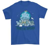 Don'T Be Trashy Climate Change Ambiente Uomo T-Shirt 100% Cotone