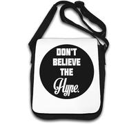 Don't Believe The Hype Borsa a tracolla Bianco