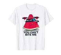 Don't Bite Me Watermelon Funny Fruit Pun Summer Graphic Maglietta