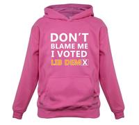 Don'T Blame Me I Votato Lib Dem - Bambini Felpa/Maglione - Dems Davey Politica