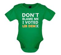 Don'T Blame Me I Votato Lib Dem - Bambino T-Shirt / Body - Dems Davey Politica