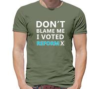 Don'T Blame Me I Votato Reform - T-Shirt - Nigel Festa Farage Regno