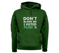 Don'T Blame Me Plaid Cymru - Adulti Felpa/Maglione - Galles Politica Divertente