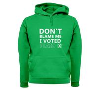 Don'T Blame Me Plaid Cymru - Adulti Felpa/Maglione - Galles Politica Divertente