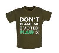Don'T Blame Me Plaid Cymru - Bambino T-Shirt / Body - Galles Gallese Politica