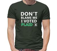 Don'T Blame Me Plaid Cymru - T-Shirt - Galles Gallese Politica Funny