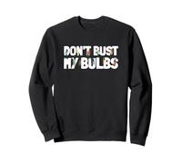 Don't Bust My Bulbs Funny Christmas Lights Felpa