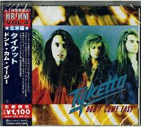 Nuovo CD JAPAN HR/HM 1000 TYKETTO 2022 Don’t Come Easy