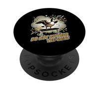 Don't Disturb The Gains - Divertente sollevatore di pesi a forma di oca da palestra PopSockets PopGrip Adesivo