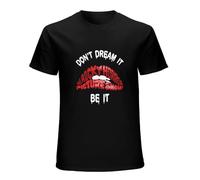 Don't Dream It Be It The Rocky Horror Picture Show Red Lips T-Shirt Men Top Tee Shirt Size M