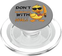 Don't Duck With Me Divertente Angry Duck Humor PopSockets PopGrip per MagSafe