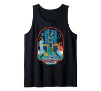 Don't Fall Asleep Monsters Retro Vintage Funny Adult Humor Canotta
