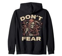 Don't Fear The Reefer Halloween Grim Reaper Divertente Felpa con Cappuccio
