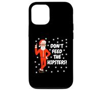 Don't Feed The Hipsters Padre Natale Xmas Ugly Christmas Custodia per iPhone 12/12 Pro