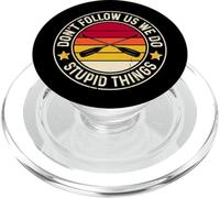 Don't Follow Us We Do Stupid Things PopSockets PopGrip per MagSafe