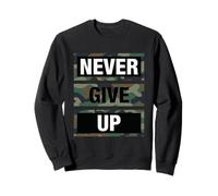 Don't Give Up Illustration Quotes Novelty Graphic Designs Felpa