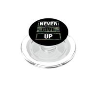Don't Give Up Illustration Quotes Novelty Graphic Designs PopSockets PopGrip per MagSafe
