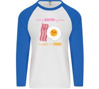 Don'T Go Bacon il Mio Cuore Uomo L/S Baseball T-Shirt