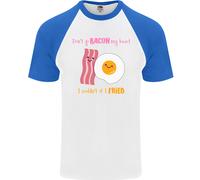 Don'T Go Bacon il Mio Cuore Uomo S/S Baseball T-Shirt