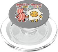 Don't Go Bacon My Heart Carino Kawai Egg Divertente Pun Coppie PopSockets PopGrip per MagSafe
