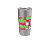 Don't Hate Monday Make Monday Hate You Vendetta Bicchiere termico in acciaio inox doppia parete