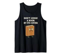 Don't Judge a Book by Its Cover - Funny Mean Book Cartoon Canotta