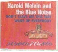 Don't leave me this way [Single-CD] by Harold Melvin & The Blue Notes