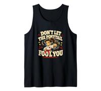 Don't Let The Ponytail Fool You Karate Girls Cintura Nera Canotta