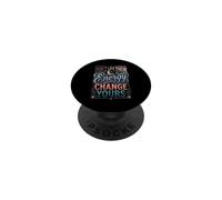 Don't Let Their Energy Change Yours Protezione della pace PopSockets PopGrip Adesivo