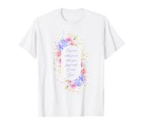 Don't Let What You See - Women Girls Floral Christian Faith Maglietta